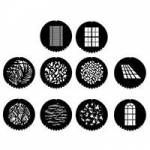 Dedolight GM-GMAS10-M - Master Gobo Set of 10 Dedolight GM-GMAS10-M - Master Gobo Set of 10